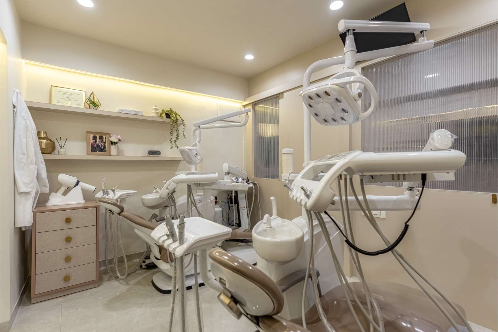 Treatment room at Smiles by Dr. C, Sector 17 Vashi
